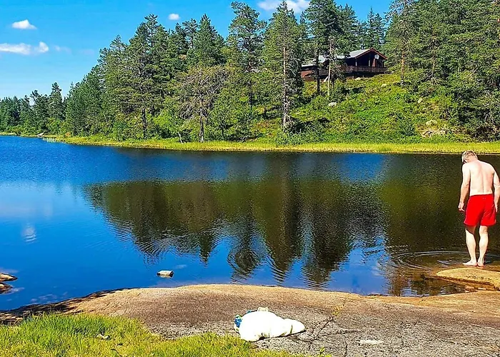6 Person In Passebekk-by Traum Casa de Férias Omholt